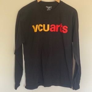 VCU Arts long sleeve champion shirt